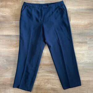 Jones New York Collection Platinum Women’s Navy Dress Pants Size 16W Straight